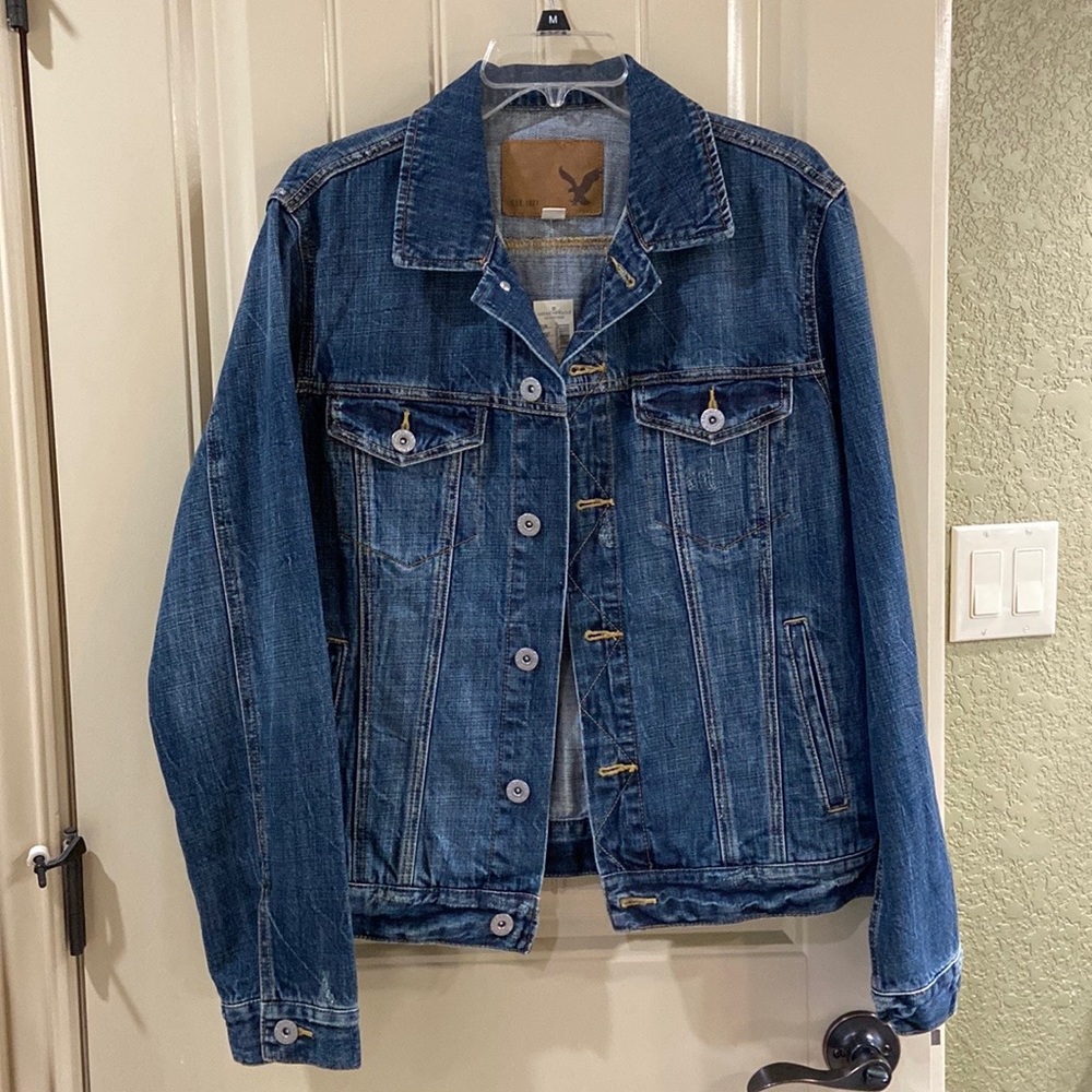 ******PRICE FIRM*****.  BRAND NEW!  Jean Jacket By American Eagle Brand.  NWT!
